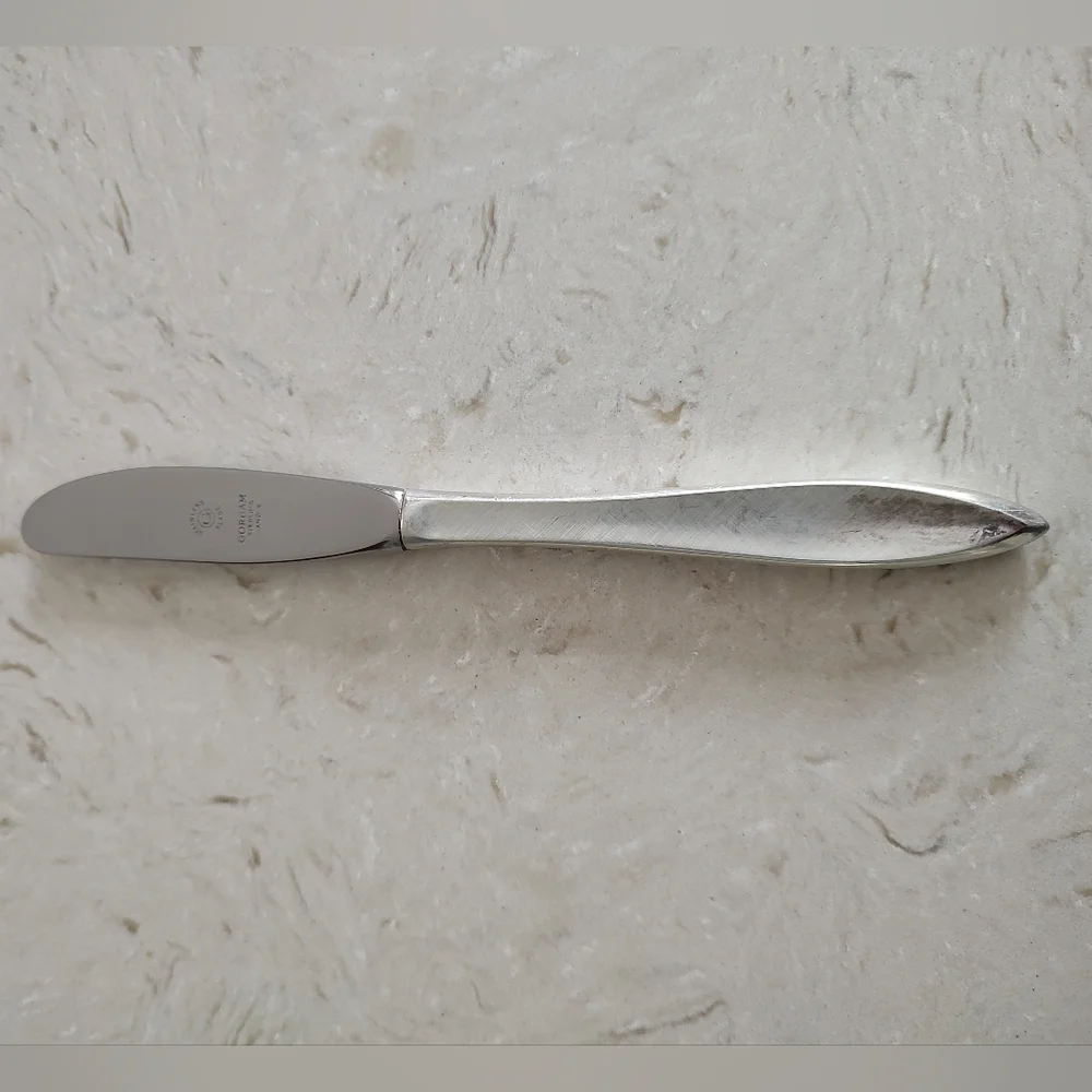 Gorham Gossamer Sterling Silver Butter Spreader Hollow Handle 7